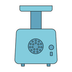 meat grinder icon flat line style vector