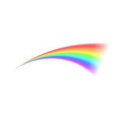 Realistic rainbow spectrum Royalty Free Vector Image