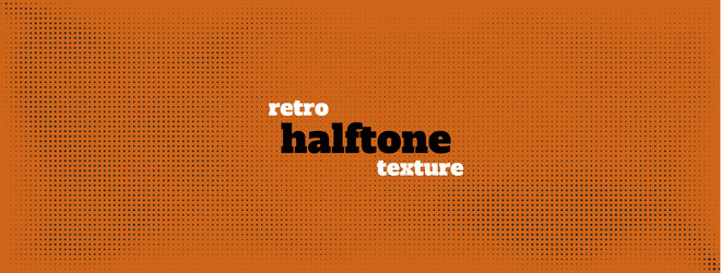 Halftone in abstract style geometric retro banner vector