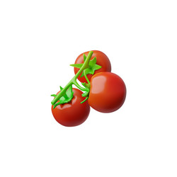 3d with a realistic image of twig vector image