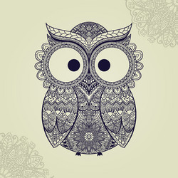 owl bird vector