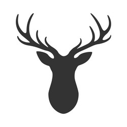 Deer Head Icon Vector Image