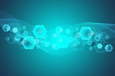 science network pattern connecting lines and dots vector image