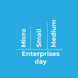 design for micro- small and medium-sized vector image
