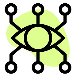 monitoring for various network through advanced vector image