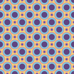 Dynamic Colorful Circle Pattern vector image