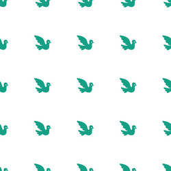 Seamless pattern flying birds Royalty Free Vector Image