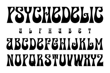 How to draw psychedelic script lettering