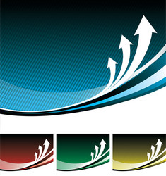 Dynamic Arrow Gradient Background vector image