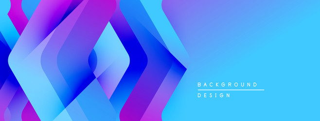 abstract geometric shapes overlap creating vector image