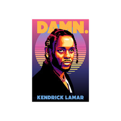 Kendrick Lamar Artwork Vector Image