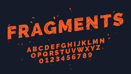 Letter r latin alphabet display Royalty Free Vector Image