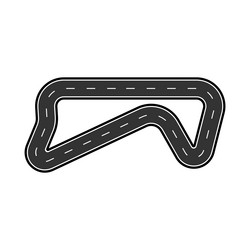 Racing circuit icon Royalty Free Vector Image - VectorStock