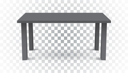 3d table for object presentation empty dark top vector image