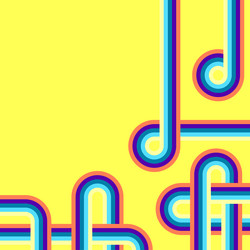 Retro Pipeline Abstract Pattern vector image