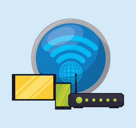 wifi design vector