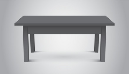 3d table for object presentation empty dark top vector image