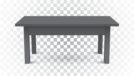 3d table for object presentation empty dark top vector image