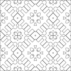 geometric pattern with triangular elements vector image