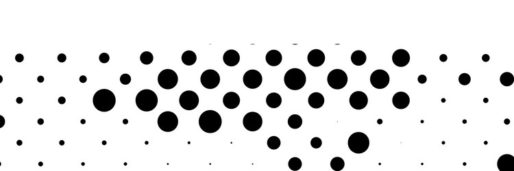 Halftone random circles dots pattern vector