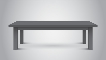 3d table for object presentation empty dark top vector image