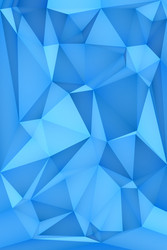 multi-color geometric triangular low poly vector image