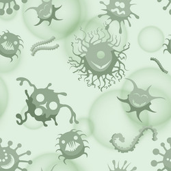 Seamless germs Royalty Free Vector Image - VectorStock