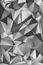 Multi-color geometric triangular low poly vector