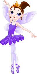 Delicate Fairy Ballerinas Vector Image