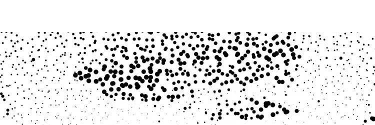 halftone random circles dots pattern vector image
