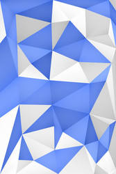 multi-color geometric triangular low poly vector image