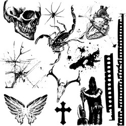 Dark Halloween Grunge Vector Image