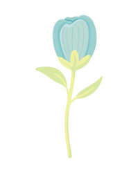 Blue flower icon Royalty Free Vector Image - VectorStock