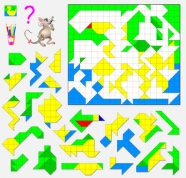 Logic puzzle game need to find the correct place vector