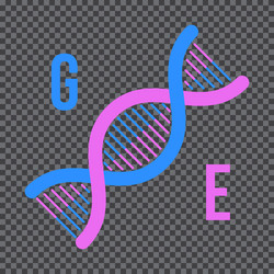 Genetic engineering concept human code Royalty Free Vector