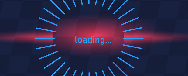 loading bar concept progress data for upload vector image