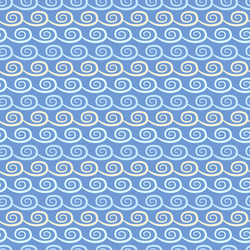 wave different seamless patterns tiling vector