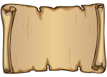 Antique Parchment Scroll Vector Image