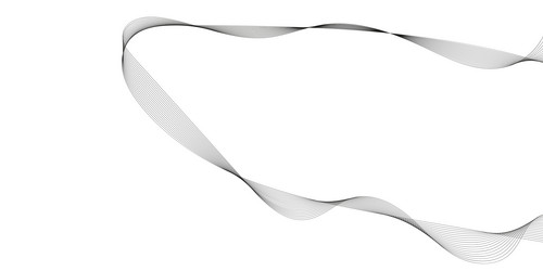 Abstract wave element for design digital vector