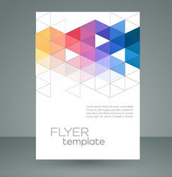 abstract geometric background with triangle vector image