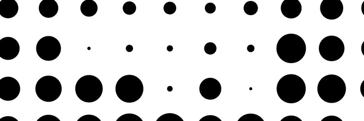 halftone random circles dots pattern vector image