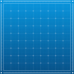 blueprint graph paper background line grid vector image