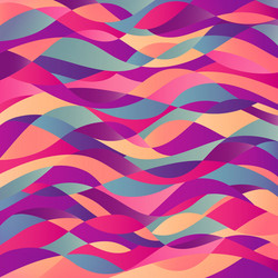 Mosaic abstract wave background colorful vector