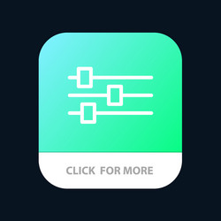 design edit tool mobile app button android vector image