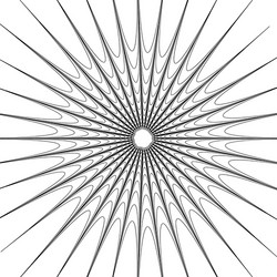 concentric circular pattern random burst vector image