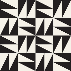 seamless pattern repeating geometric elements vector image