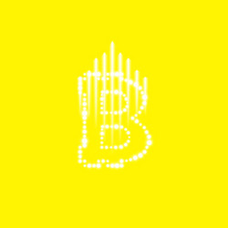 digital bitcoins symbol with light effect vector image