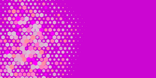 geometric multi size hexagon with color vector