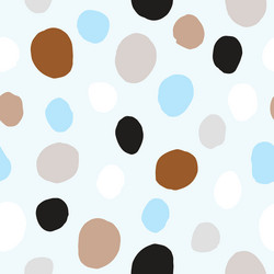 seamless polka dots pattern abstract background vector image