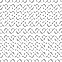 Tilted Bone Pattern vector image